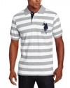 U.S. Polo Assn. Men's Short Sleeve Striped With Big Pony