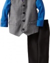 Nautica Dress Up Boys 2-7 Vest Set, Dark Blue, 5