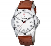 Men's Wenger 70485 Alpine Watch with Leather Band