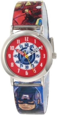 Marvel Comics Avengers Kids' AVGKQ028 Time Teacher Watch