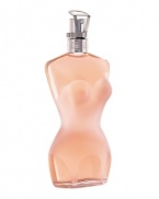 Jean Paul Gaultier pays homage to woman with his unique floral oriental scent, which comes in a sensuously curved bottle, a womans body in a corset. Jean Paul Gaultier Classique is a floral oriental composed of top notes of rose and star aniseed, heart notes of iris, orchid and orange blossom, and base notes of vanilla and woody amber