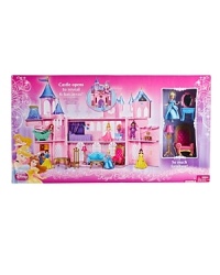 Girls can relive their favorite Disney fairytale moments with the Disney Princess Royal Castle. This beautifully designed set opens up to reveal six royal areas perfect for playing with all the Disney Princess dolls. Also features stickers that girls can use to decorate the Royal Castle any way they wish.