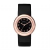 New MARC by MARC JACOBS MBM8558 Women's Rose Gold Tone Black Patent Leather Band Watch