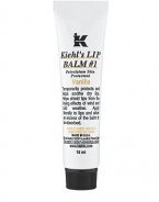 SPF 4 sunscreen. Relieves Cracked or Chapped Lips. Not Tested on Animals. Temporarily protects and helps relieve chapped or cracked lips. Helps protect lips from the drying effects of wind and cold weather. Apply liberally to lips and allow an excess of the balm to be absorbed. 0.5 oz. 