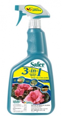 Safer Brand 5452 3-in-1 32-Ounce Ready-to-Use Garden Spray