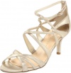 Ivanka Trump Women's Elkie Ankle-Strap Sandal,Gold,6 M US