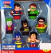 Fisher Price Little People DC Super Friends Exclusive Figure Pack of 7