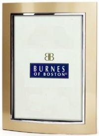 Burnes of Boston 138080 City Lights Picture Frame, Brushed Gold, 8 by 10 Inches