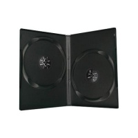 Americopy 100 STANDARD Double Black DVD Cases 14mm