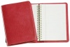 Graphic Image Wire-O-Notebook, Goatskin Leather, 7-Inches, Red (JS7MRBLGTIRED)