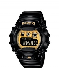 Casio Women's BG1006SA-1C Baby-G Shock Resistant Black and Yellow Multi-Function Watch