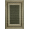 Terrace Etched Black Border Rug Rug Size: 4'11 x 7'6