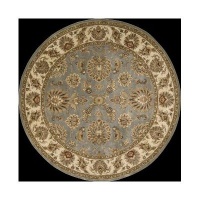 Nourison Rugs Jaipur Collection JA32 Light Blue Round 8' x 8' Area Rug