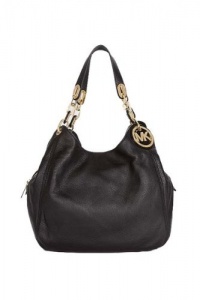 Michael Kors Fulton Large Shoulder Tote BLACK