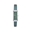 GUCCI Women's YA127503 Timeless Blue Satin Strap Mirror Dial Watch