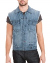 GUESS Denim Vest in Bengal Wash