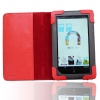 iPearl mCover Leather Cover Case for Barnes & Noble 7-inch Color Touchscreen Nook Color / Nook Tablet - RED