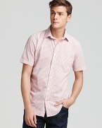 Benson Short Sleeve Check Sport Shirt - Slim Fit