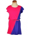 Guess Duality Belted Dress (Sizes 7 - 16) - pink, 10 - 12