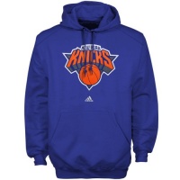 NBA adidas New York Knicks Primary Logo Pullover Hoodie - Royal Blue