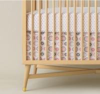 DwellStudio Crib Skirt, Zinnia Rose