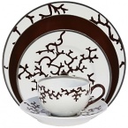 Raynaud Cristobal Chocolate Set of 2 Coffee Cup & Saucers