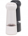 Joseph Joseph Milly Mess-Free Salt or Pepper Mills, Black and White, Set of 2