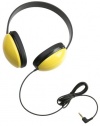 Califone 2800-YL Listening First Stereo Headphones- Yellow