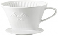 Melitta Number 2 Porcelain Pour Over Coffee Brewing Cone, (Pack of 4)