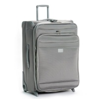 Delsey Luggage Helium Pilot 2.0 Lightweight 2 Wheel Rolling Suiter Upright, Platinum, 29 Inch