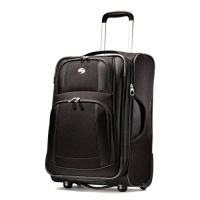 American Tourister Luggage Ilite Supreme 25 Inch Upright Suitcase, Black, 25 Inch