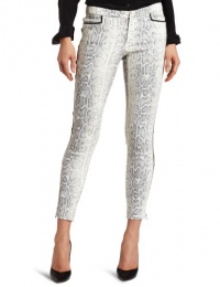 Rebecca Minkoff Women's Nicolas Cigarette Pant, Grey Python, 8