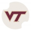 Set of Two Virginia Tech University Carster Collegiate Car Drink Coasters