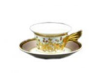 Versace by Rosenthal Butterfly Garden Cup & Saucer low