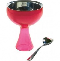 Alessi Miriam Mirri Big Love Ice Cream Bowl Fuschia Accessory