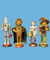 Wizard of Oz 14 Wooden Nutcracker Set - Dorothy, Tin Man, Scarecrow, and Cowardly Lion