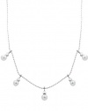 Effy Jewlery White Gold Diamond and Pearl Necklace, 4.16 TCW