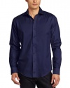 Marc New York Men's Solid Twill Shirt