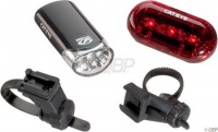 CatEye HL-EL135N/TL-LD130 Bicycle Headlight and Rear Safety Light Combo Kit