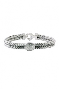 Effy Jewlery Balissima Sterling Silver Diamond Bracelet, .15 TCW