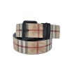 Burberry Haymarket Check Belt - Black-34inch/90cm