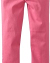 Amy Byer Girls 7-16 Neon Slim Leg Jean, Pink, 7