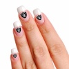 NFL Oakland Raiders 4-Pack Temporary Nail Tattoos