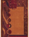 Nourison Dimensions, ND18 Rust Area Rug