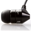 JBuds J2 Premium Hi-FI Noise Isolating Earbuds Style Headphones (Onyx Black)