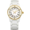 Juicy Couture Women's 1900611 Rich Girl Gold-Plated White Plastic Bracelet Watch