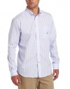 Nautica Men's Long Sleeve Stripe Woven