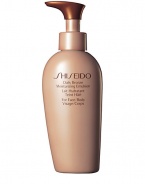 A gentle moisturizing emulsion for the face and body that promotes a gradual natural bronze color and dramatic silkiness with daily use. Creates subtle radiant color in a few days when applied daily. Maintains the beauty of a golden bronze glow longer when used each day on tanned skin. Absorbs quickly, moisturizers effectively, and leaves skin looking healthy and retexturized. Smooth emulsion evenly over face and body daily for best results.