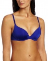 Calvin Klein Women's Push Positive Push Up Bra, Blue Royale, 36C