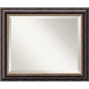 Tuscan Medium Mirror in Distressed Black